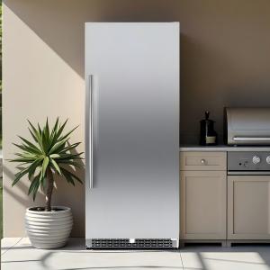 Brenor 30” wide 21.2 cu.ft stainless steel built-in all refrigerator/all freezer 